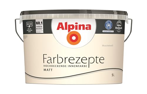 Alpina Farbrezepte Muschelweiß matt 5 Liter