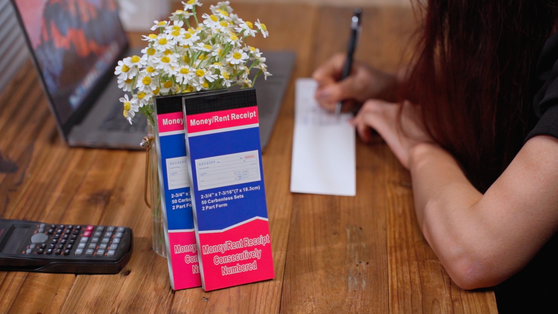 Crtiin 1 Pad Money And Rent Receipt Book 2.75 X 7.2 Inch Bound Cover 2 Part Carbonless Receipt Book With Carbonless Copies Receipt Log Book 50 Sets Per Book - View #14