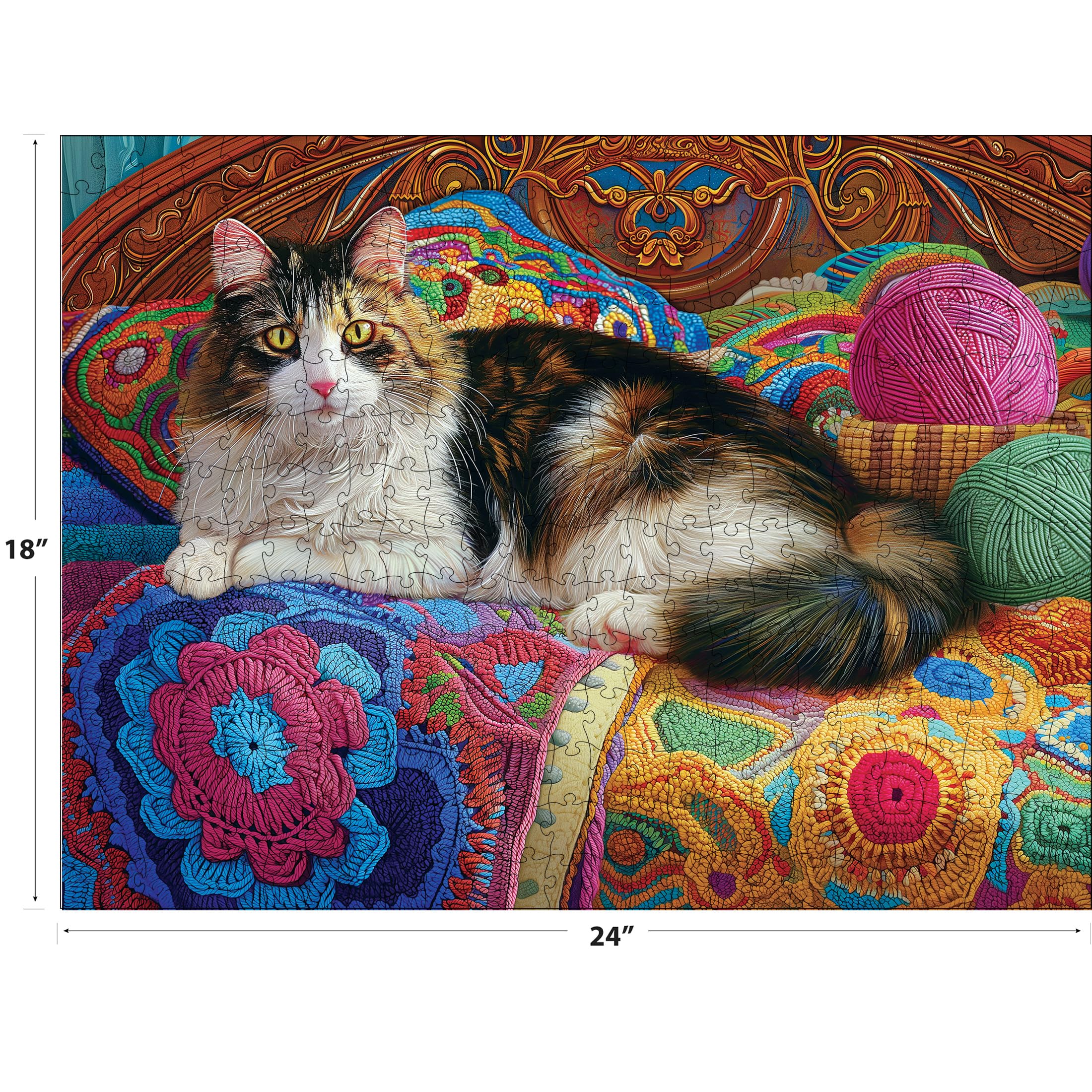 Amazon.com: RoseArt - Kodak Premium - Knitting Kitten - 350 Piece