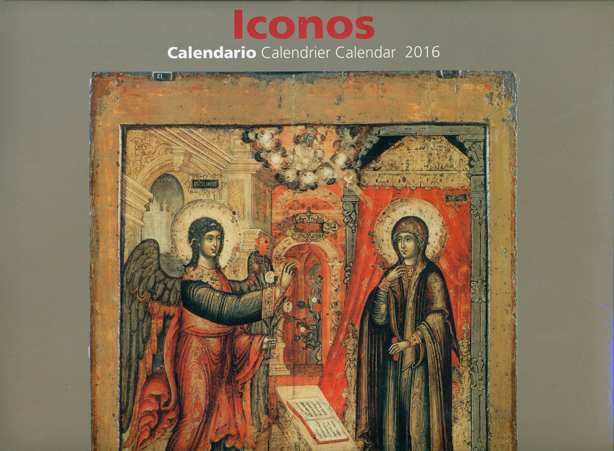 Calendario de pared 2016 : Iconos