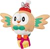Hallmark Keepsake 1.25 Mini Christmas Ornament 2025, Pokémon Holiday Rowlet, Gifts for Gamers