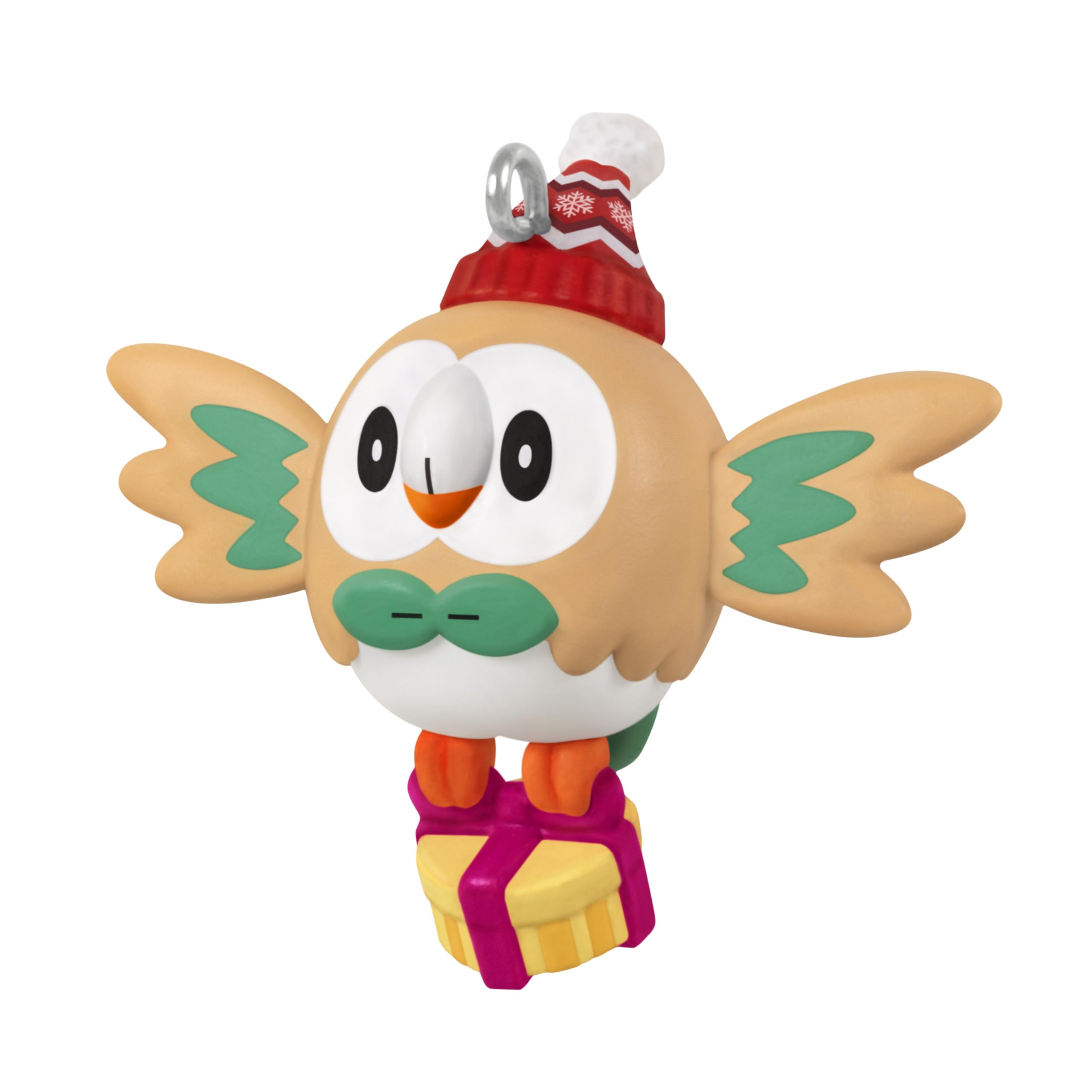 Hallmark Keepsake 1.25" Mini Christmas Ornament 2025, Pokémon Holiday Rowlet, Gifts for Gamers