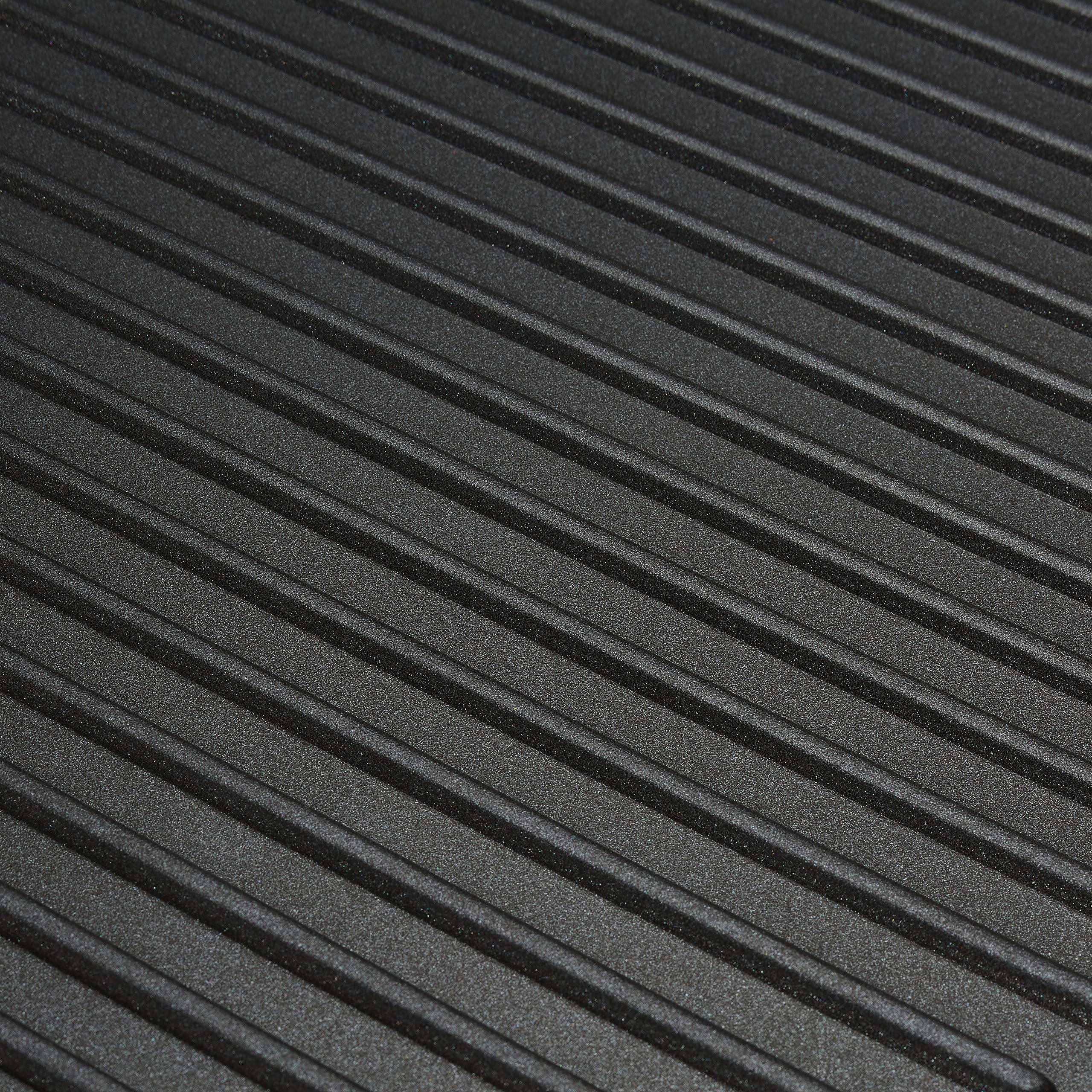 Relaxdays Piastra di Cottura, per Fornelli di Vetro e Elettrici, Grigliare Carne Pesce Verdura LxP 23x26 cm, Antracite