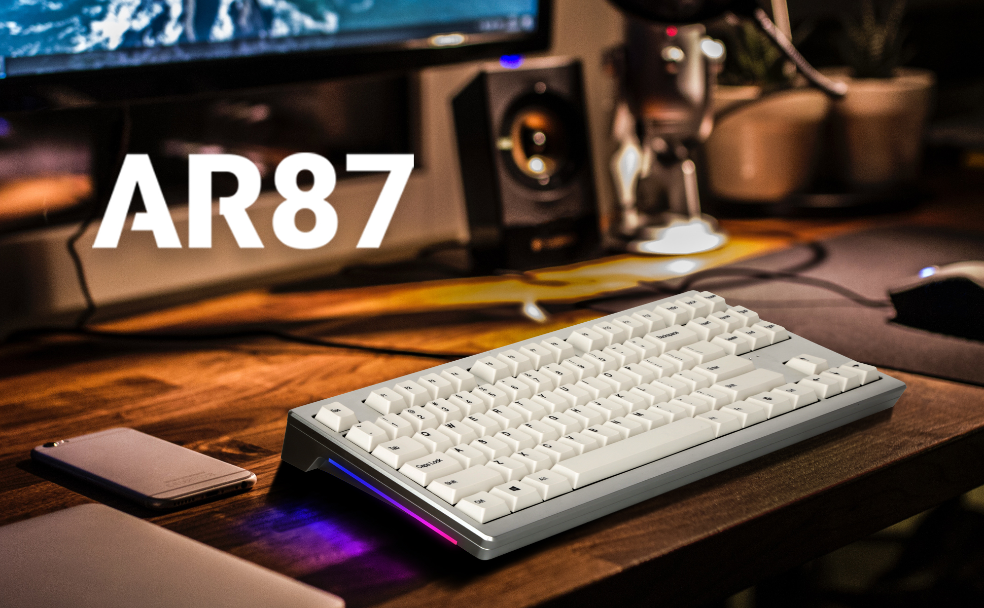 新品★Arche ★sublimated ZH870 80% Zornher Mechanical Keyboard