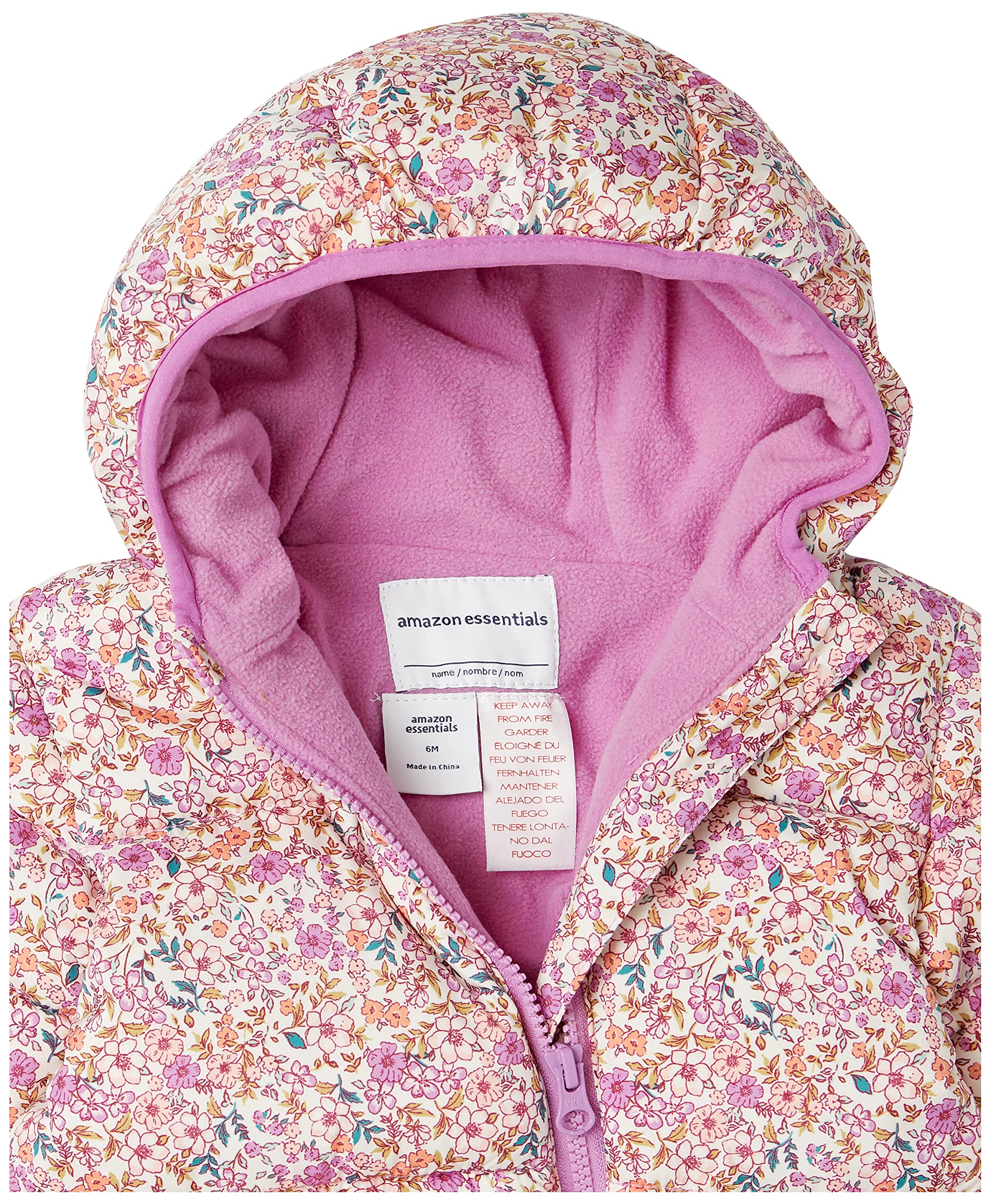 Amazon Essentials Unisex bebé Traje Acolchado de Bunting de Invierno Impermeable