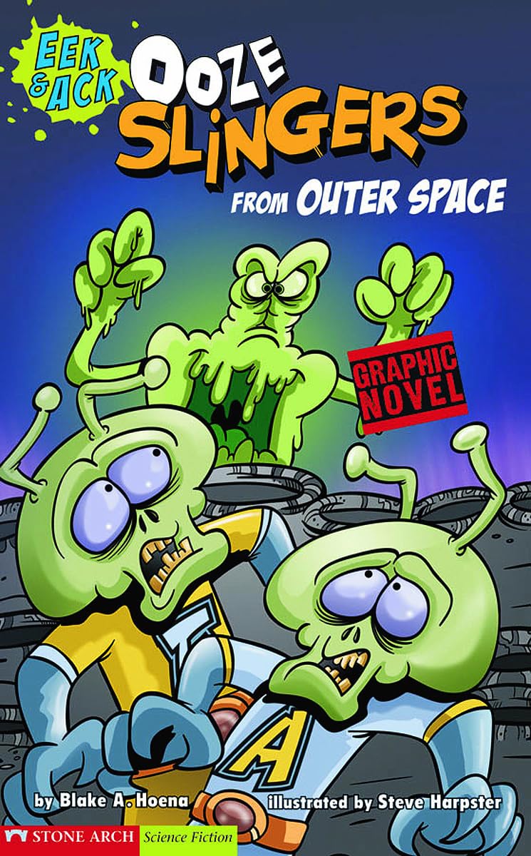 Ooze Slingers from Outer Space: Eek & Ack (Graphic Sparks) Paperback – December 31, 2007
