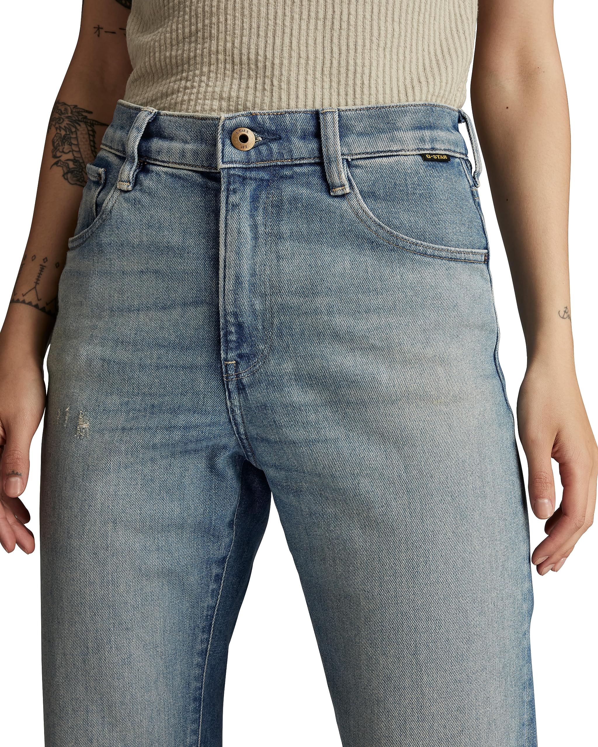 G-STAR Viktoria High Straight Jeans Jeans Mujer