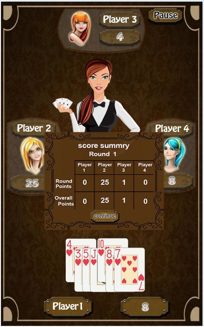 Hearts of Vegas Cards Game App on Amazon Appstore