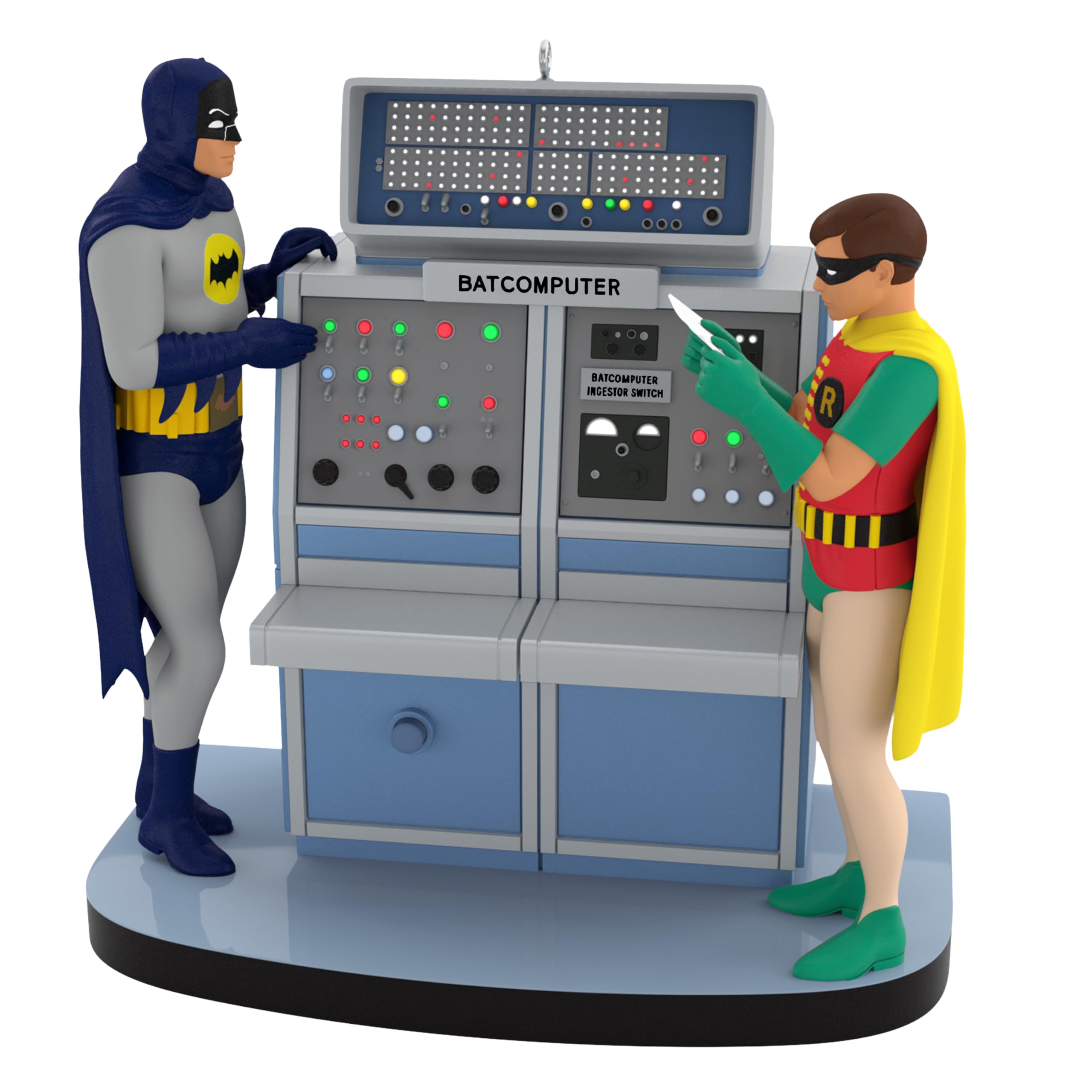 Hallmark Keepsake Ornamento natalizio 2026, Batcomputer della serie TV Batman con luci e suoni, regali per i fan di DC Comics