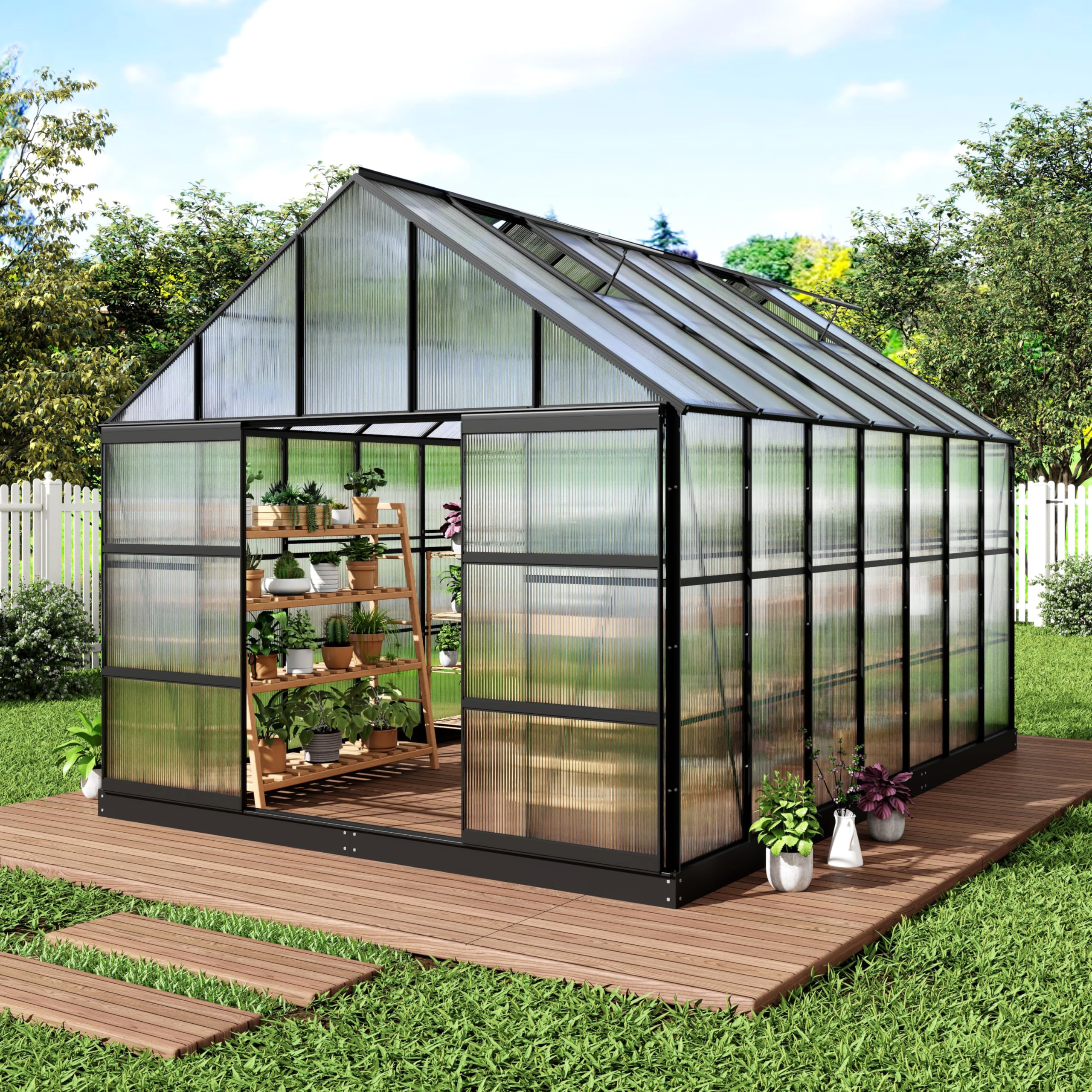 Amazon.com : Yardsight 10x14 FT Greenhouse for Outdoors,Quick