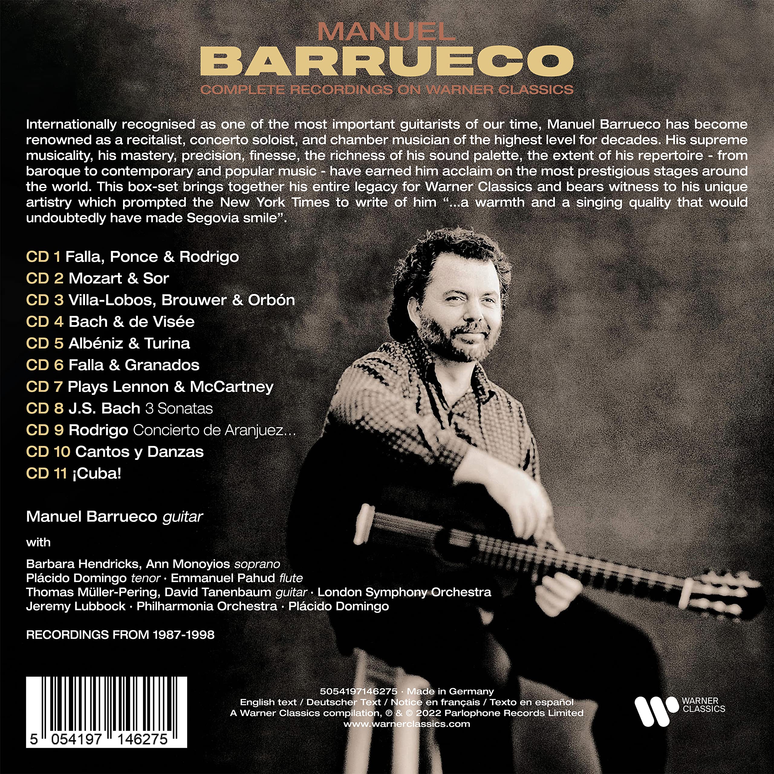 Manuel Barrueco - The Complete Warner Classics Recordings