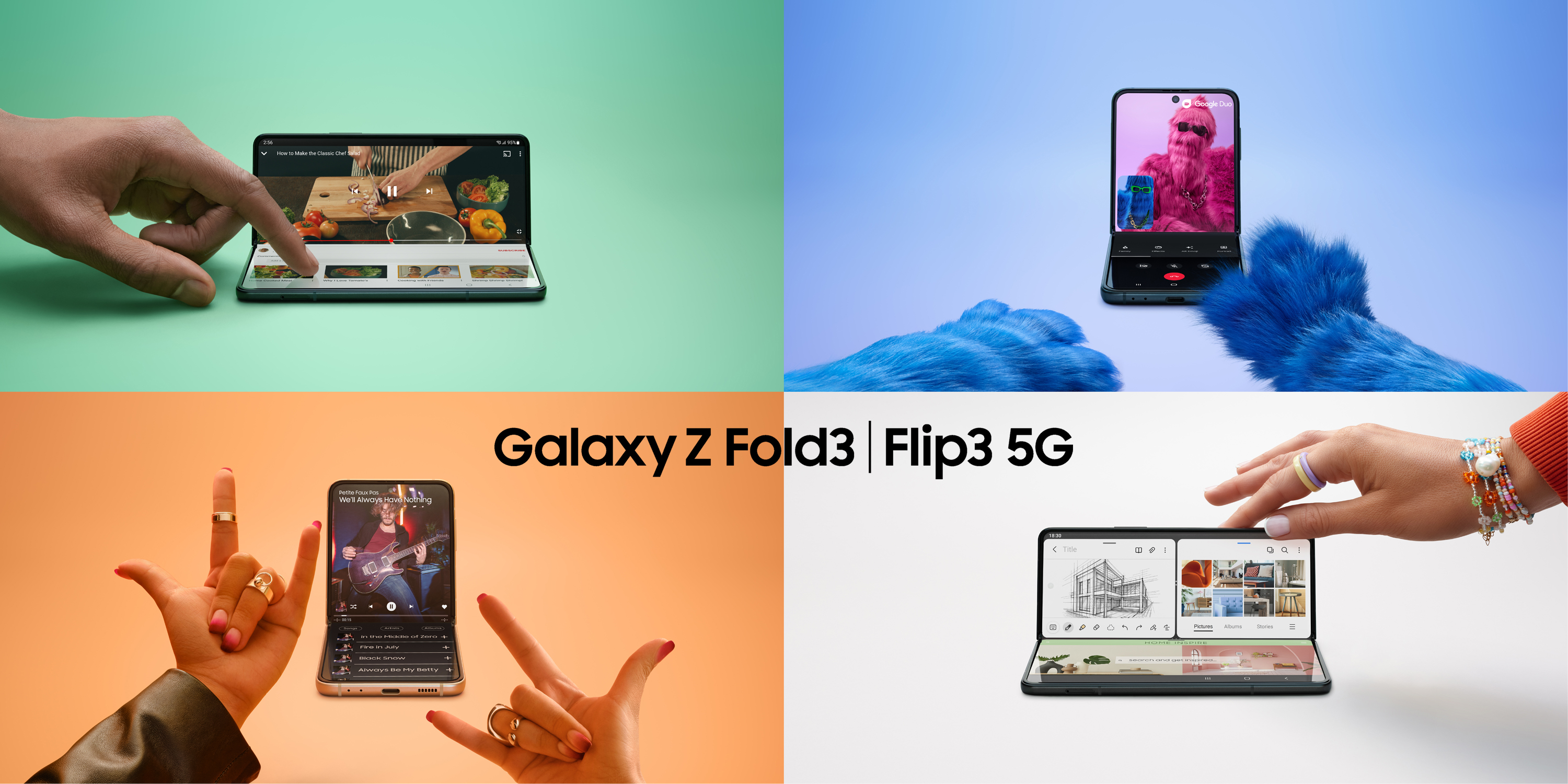 Samsung Galaxy Z Flip3 5G Cream 128GB - 6.7