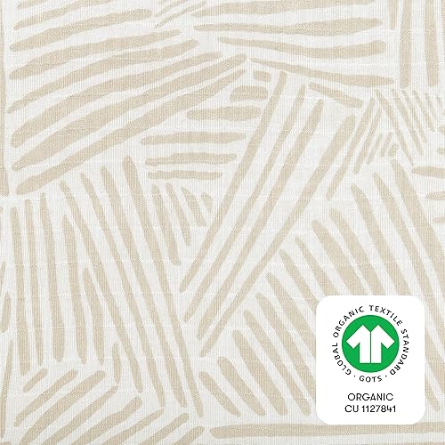 Miniatura 4 de Babyletto Sábanas de muselina para cuna de bebé para niñas y niños, funda de algodón orgánico transpirable con certificación GOTS, ajustadas en 360,