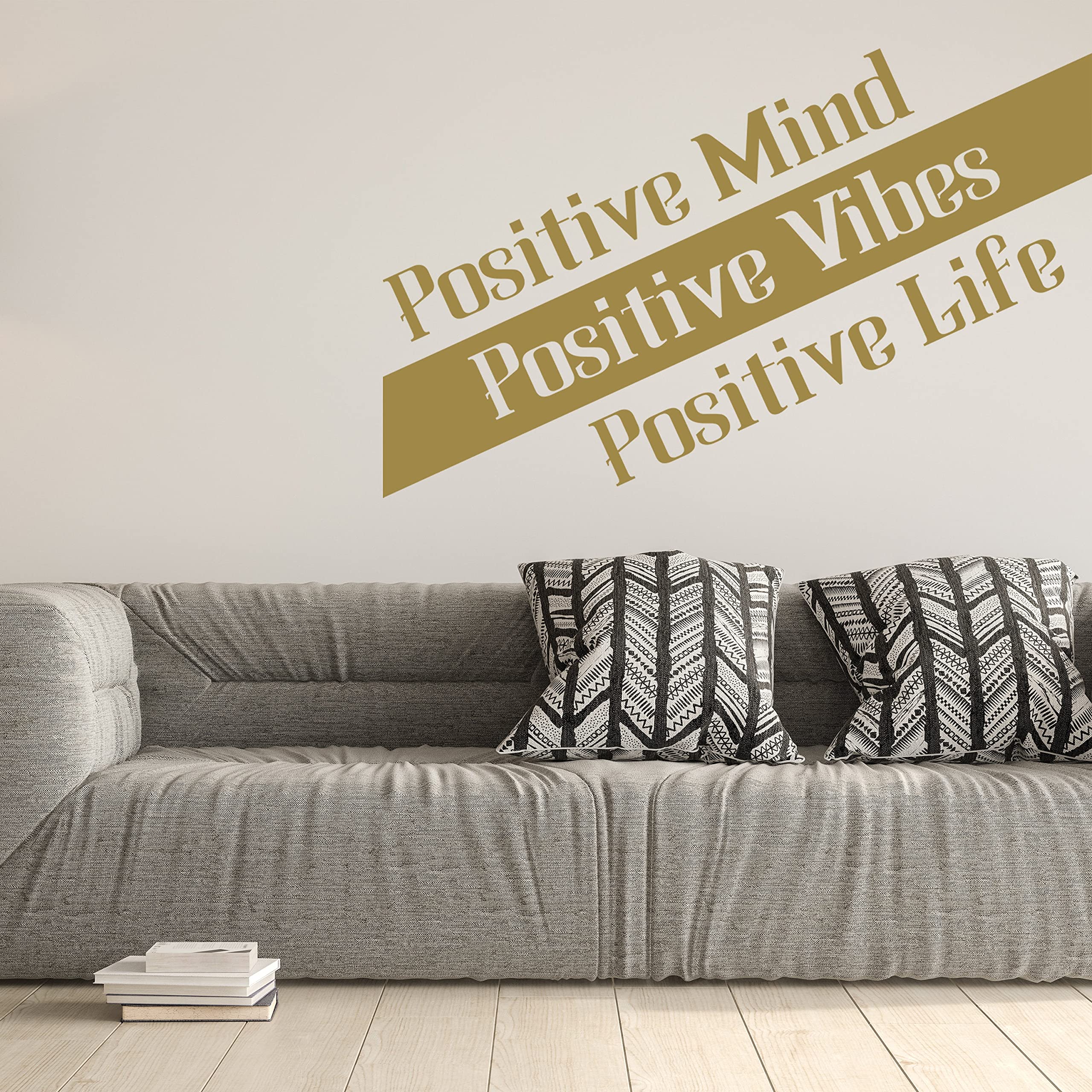 Adesivo da parete in vinile con citazione positiva di Lockdown, decorazione da parete motivazionale per adulti, impermeabile, per camera da letto, con frase ispiratrice