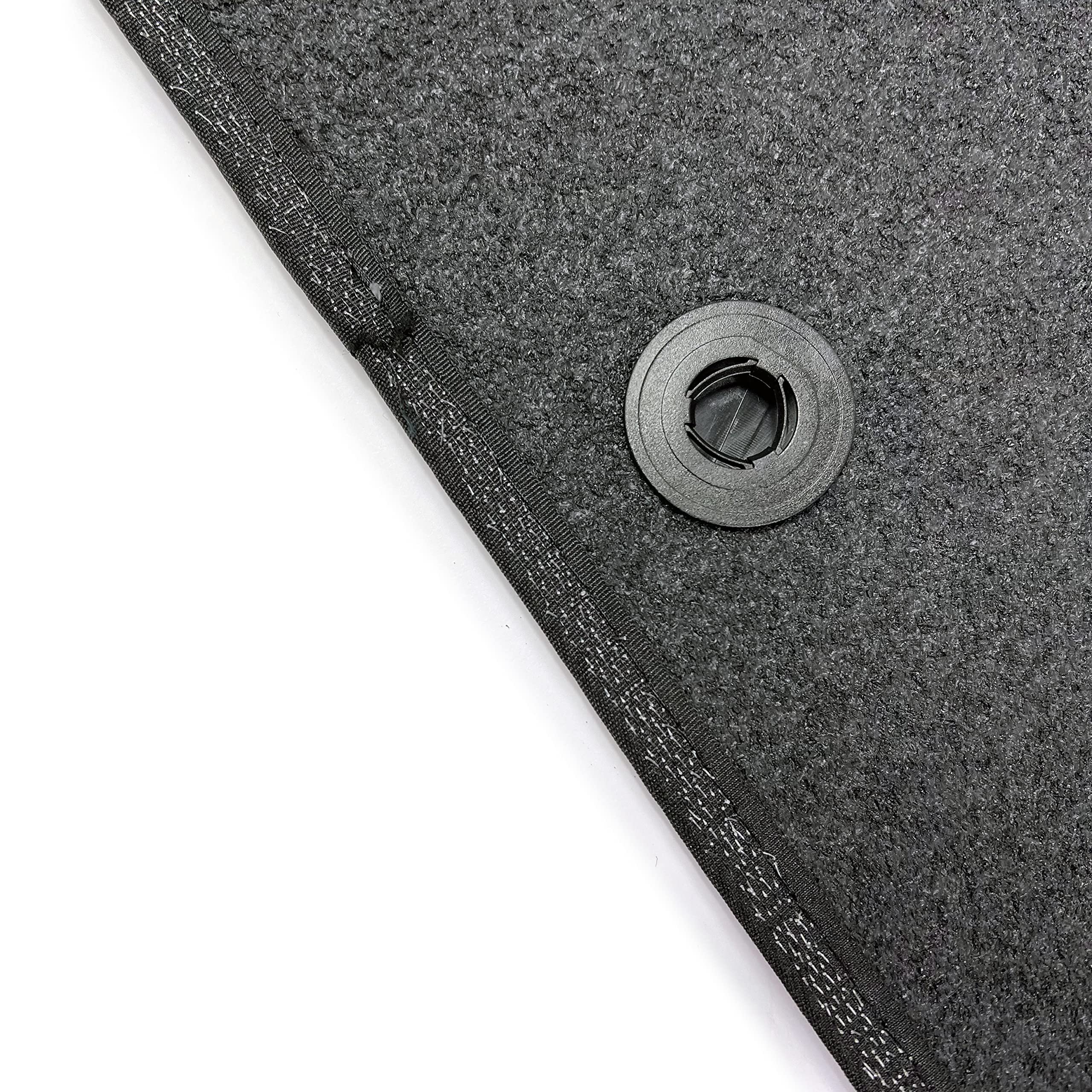 Tappetini compatibili per Qashqai dal 2008 al 2014 (J10) con clip,1 logo e battitacco