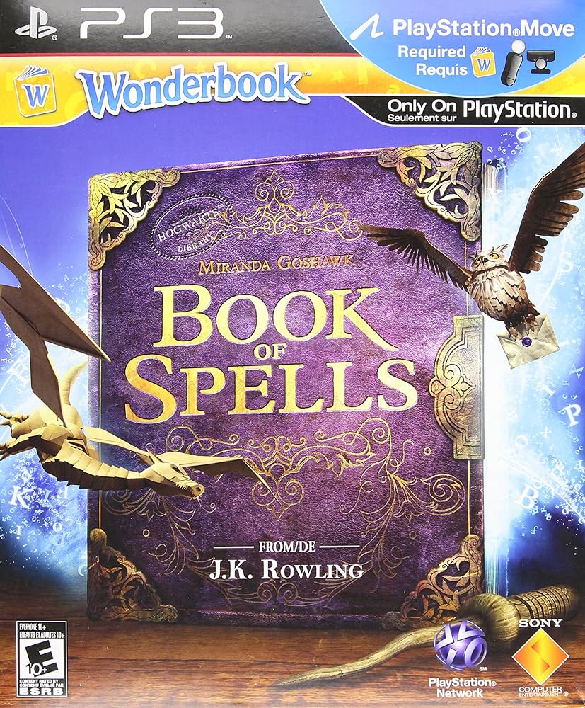 新品未開封　PS3  ブック オブ スペルズ　ハリーポッター Amazon.com: Wonderbook: Book of Spells : Sony Computer