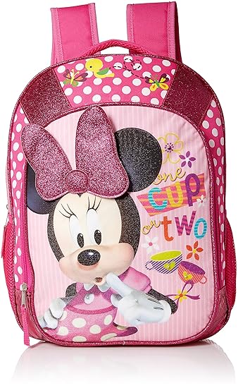 Pink glitter minnie mouse backpack Clearance