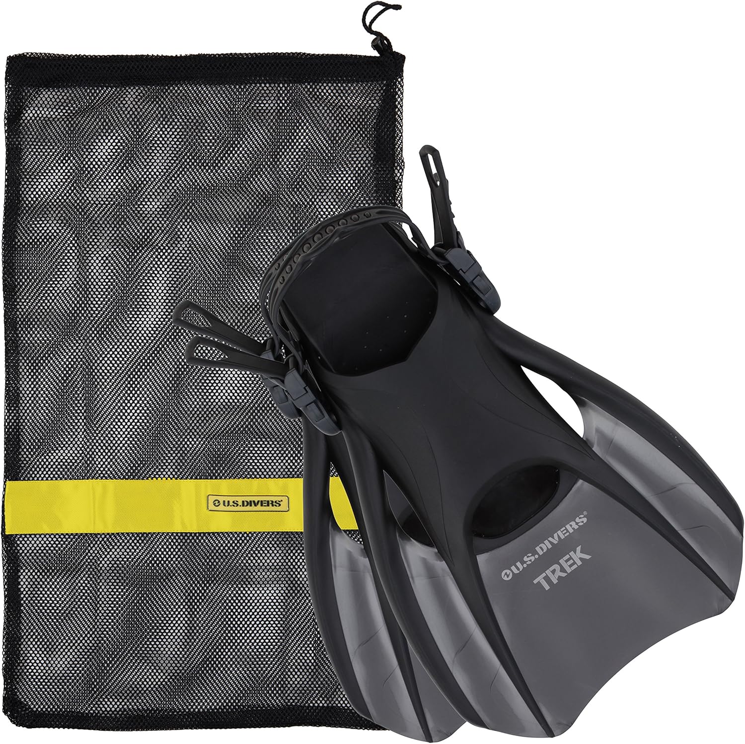 US Divers Trek Travel Fin with Mesh Carrying Bag : Sports & Outdoors