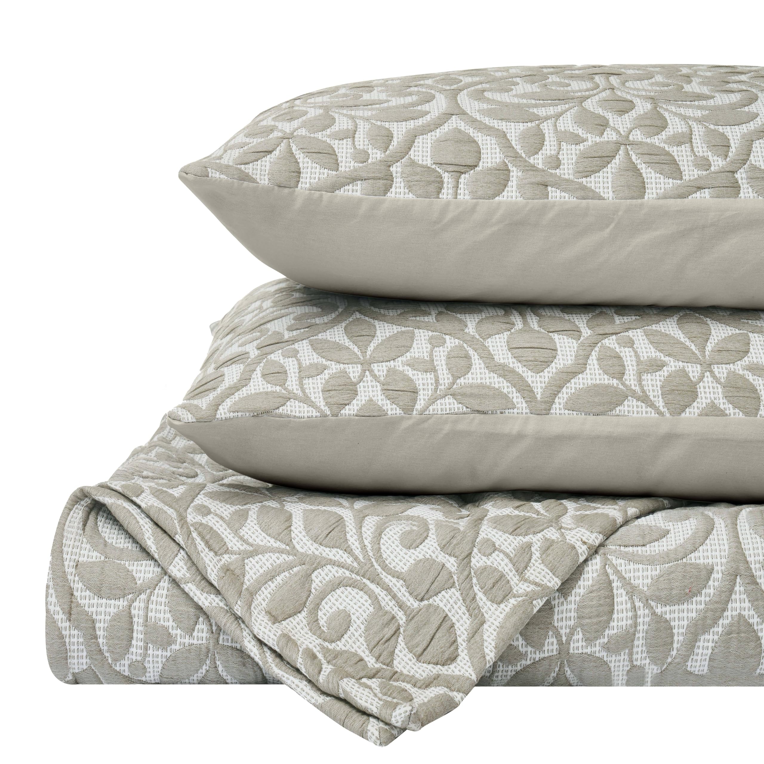 Superior Copriletto in misto cotone, decorazione per la casa, copriletto decorativo, camera da letto master/camera degli ospiti, coperta di peso medio, copriletto in matelasse, elementi essenziali per