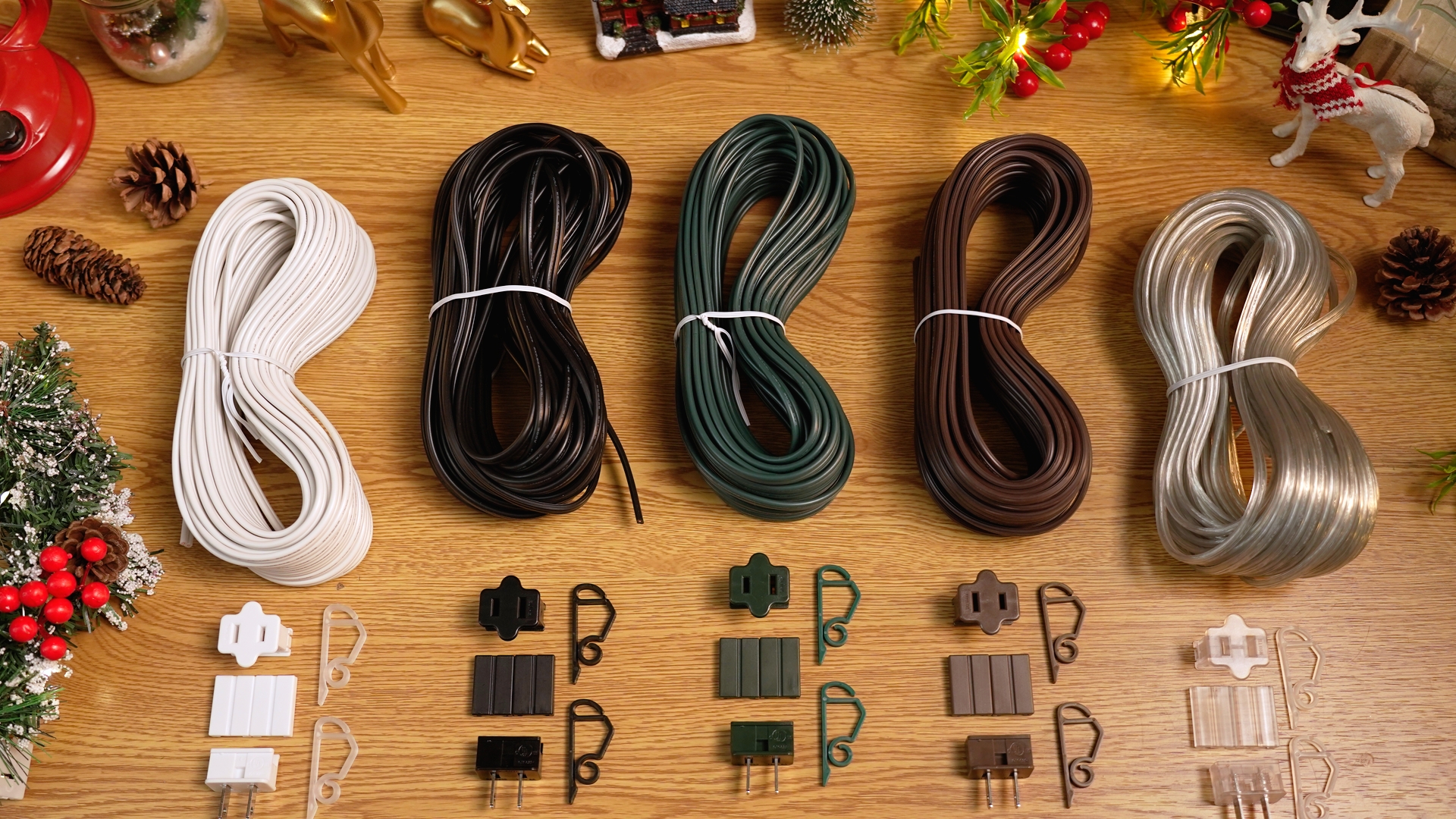Yoojahow 109 Pcs 50FT SPT-2 Electrical Wire with Female and Male