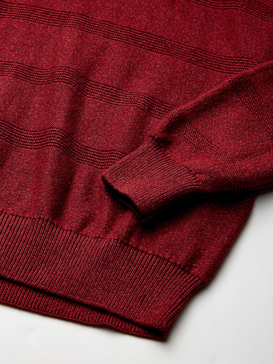 Chaps Men's Classic Fit Twist Button Mock Sweater