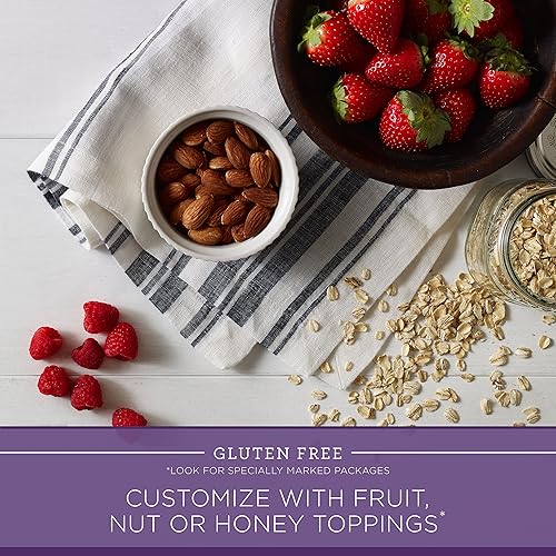 Miniatura 6 de Avena Quaker de cocción rápida de 1 minuto sabor original sin gluten cereal para el desayuno envases de 18onzas Paquete de 12