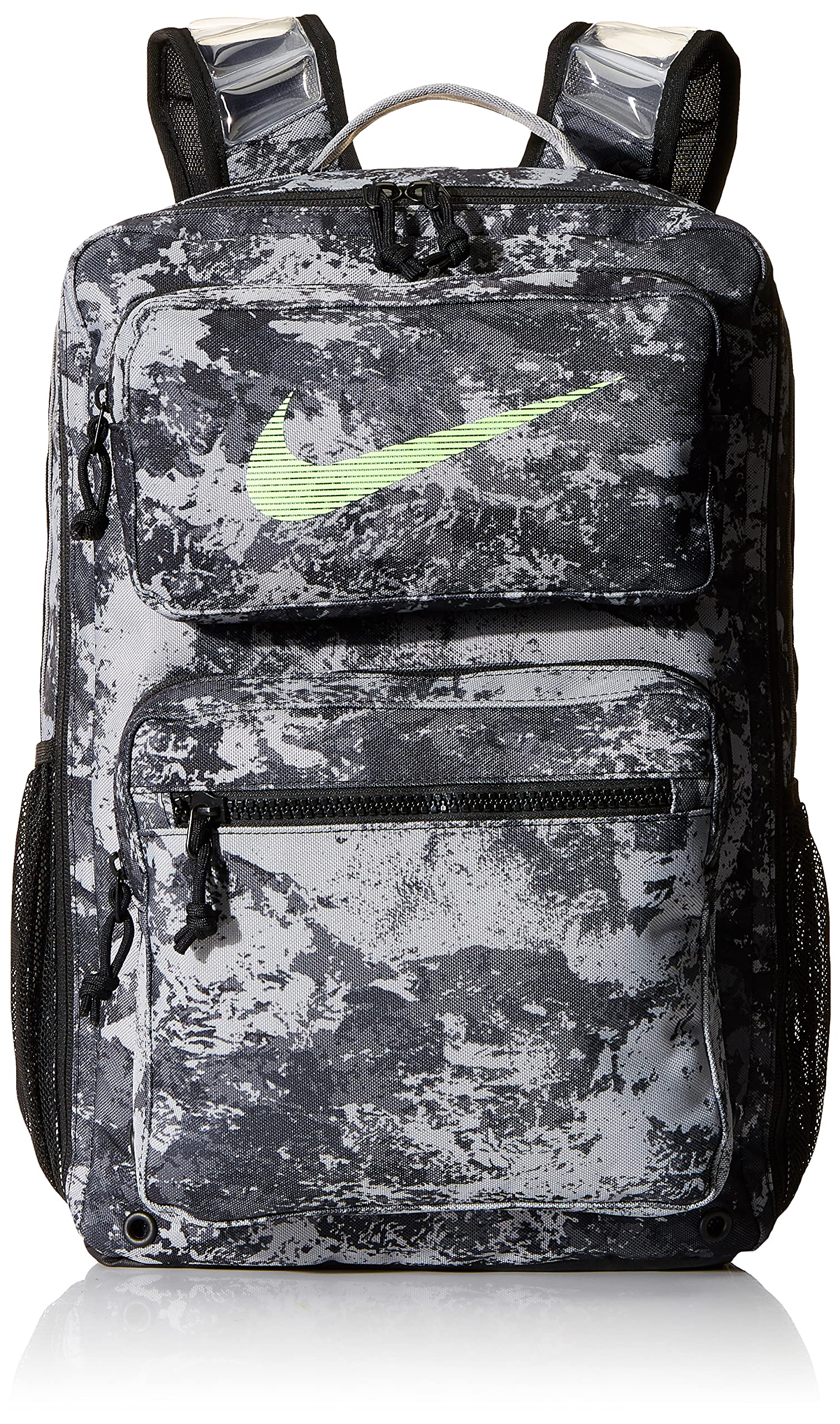Nike Utility Speed-GFX All Over Print Backpack Particle Grey/Black/Lime Blast -