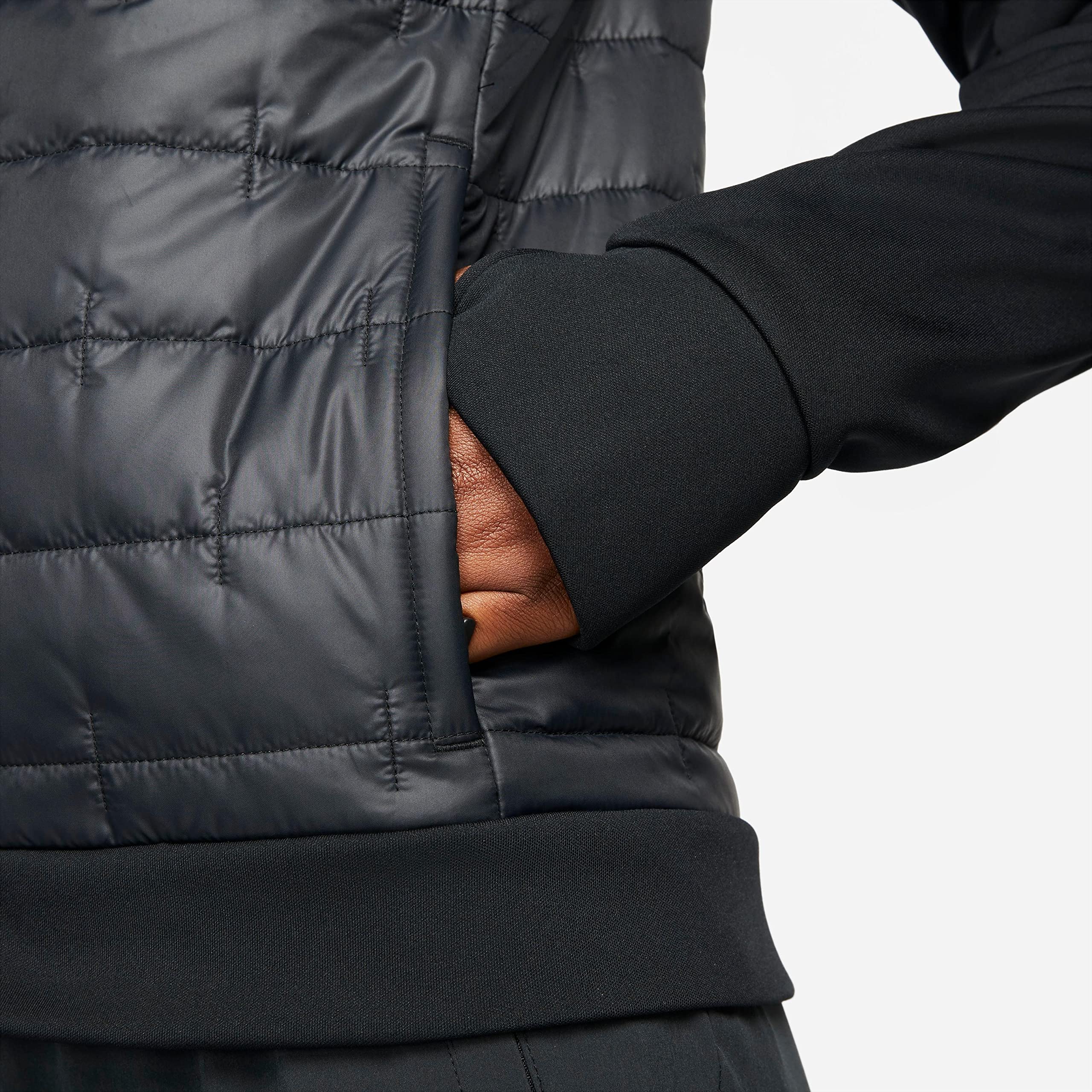 Nike Therma damska kurtka do biegania z syntetycznym wypełnieniem, zapinana na zamek błyskawiczny