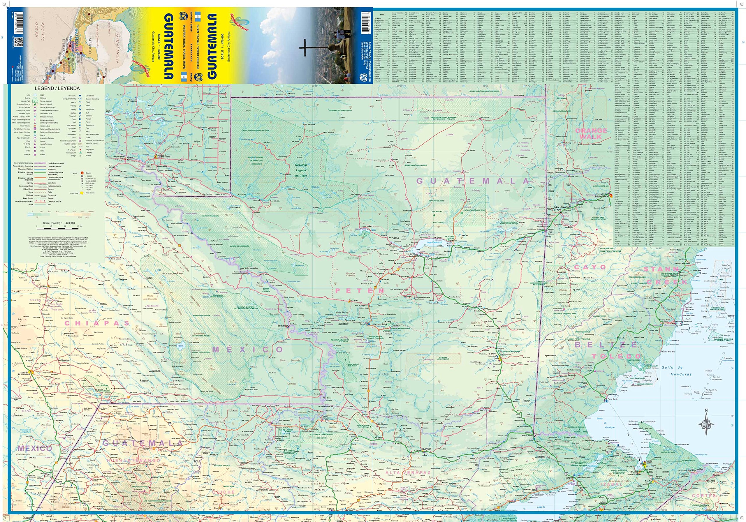GUATEMALA: International Travel Maps