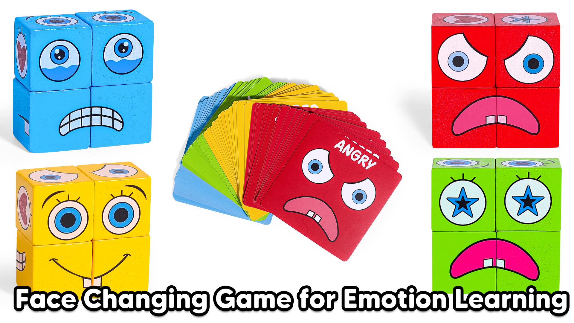 Amazon.com: Garybank Feelings Cube Game for Kids Social Emotional