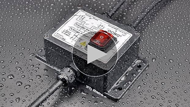 Amazon.com: Manual Transfer Switch, AC120V 15Amp, with Surge