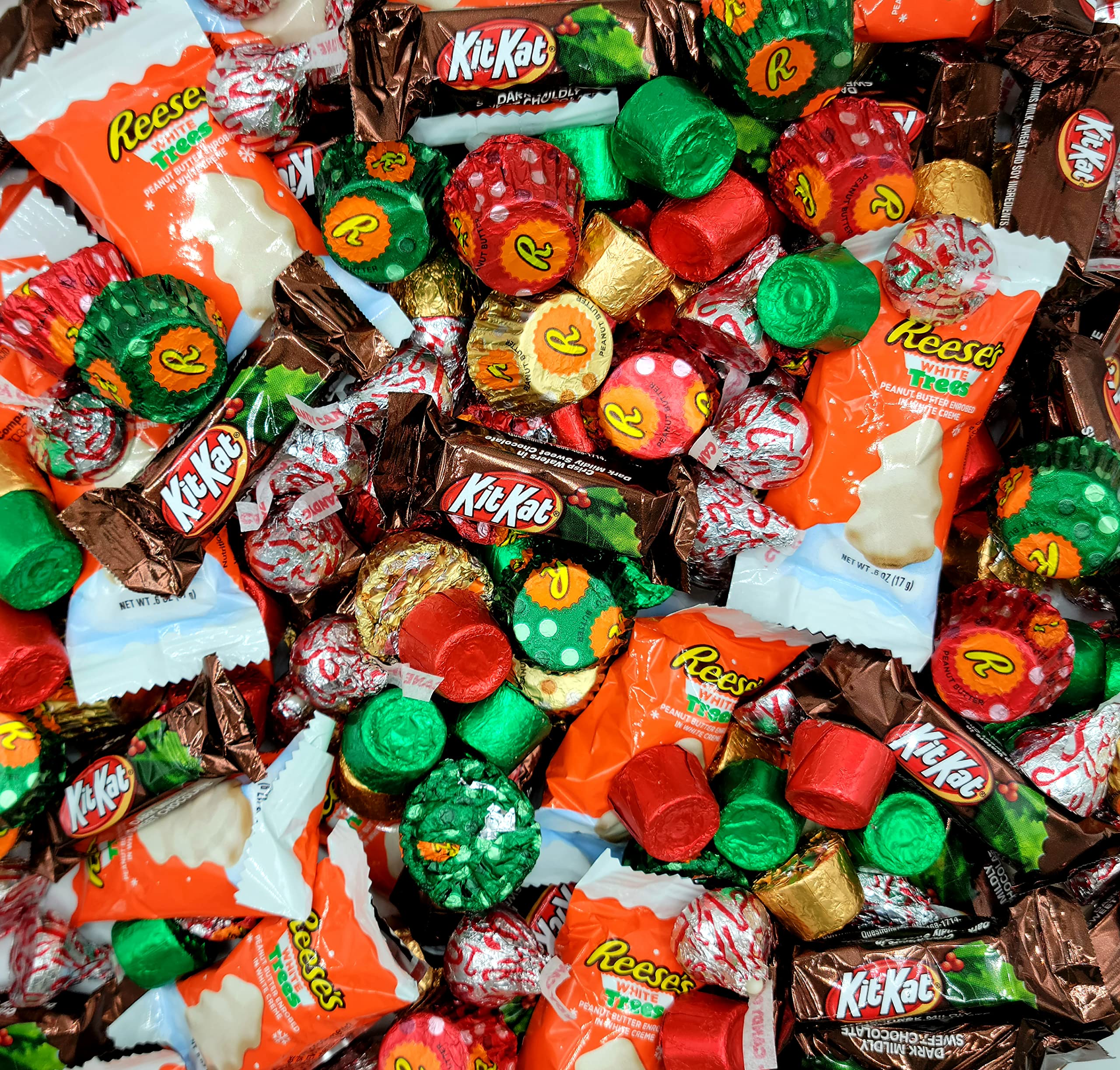 Hershey's Kisses, KitKat, Reese's and ROLO, Holiday Candy Dish