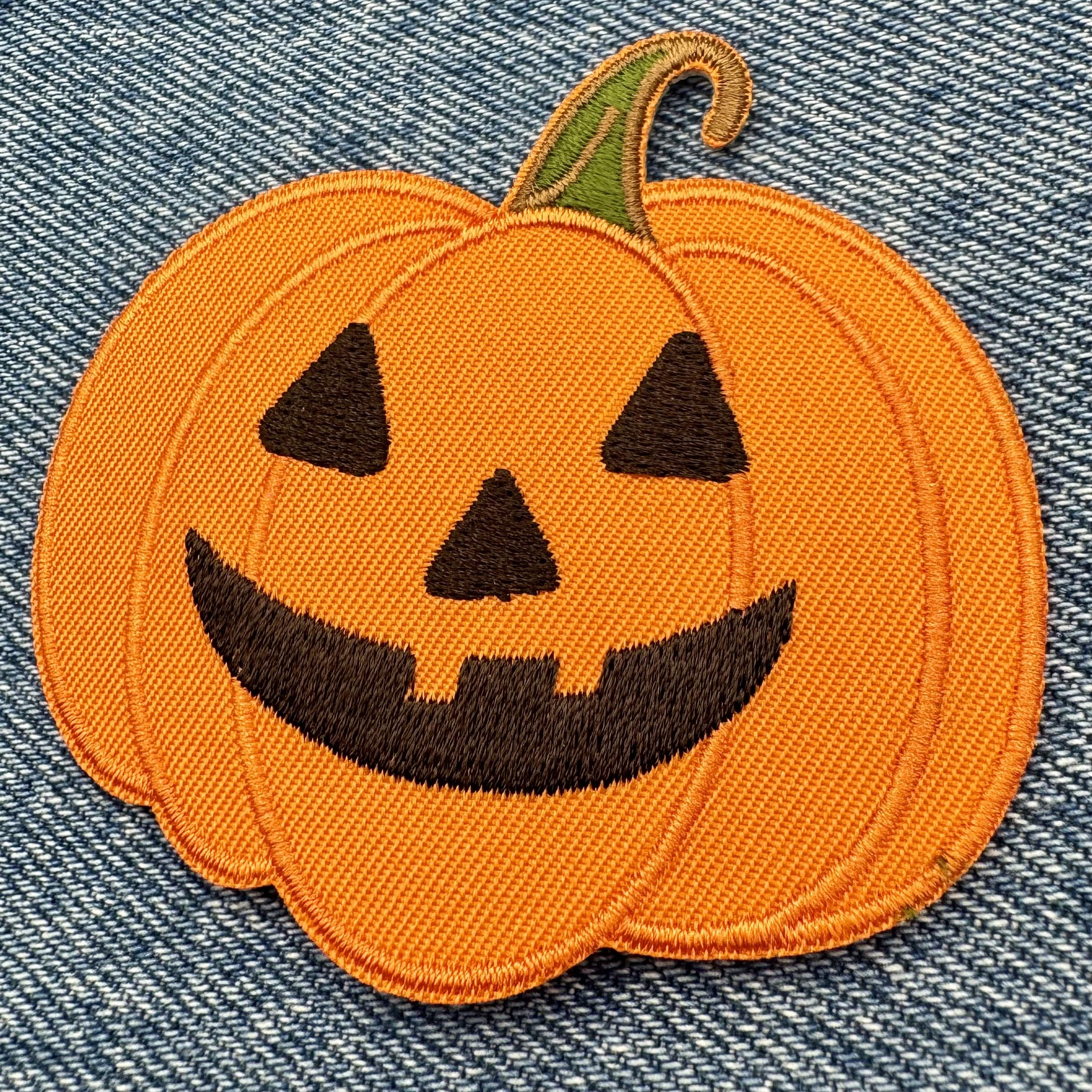 Amazon.com: Jack O Lantern Patch Embroidered Iron-On Halloween