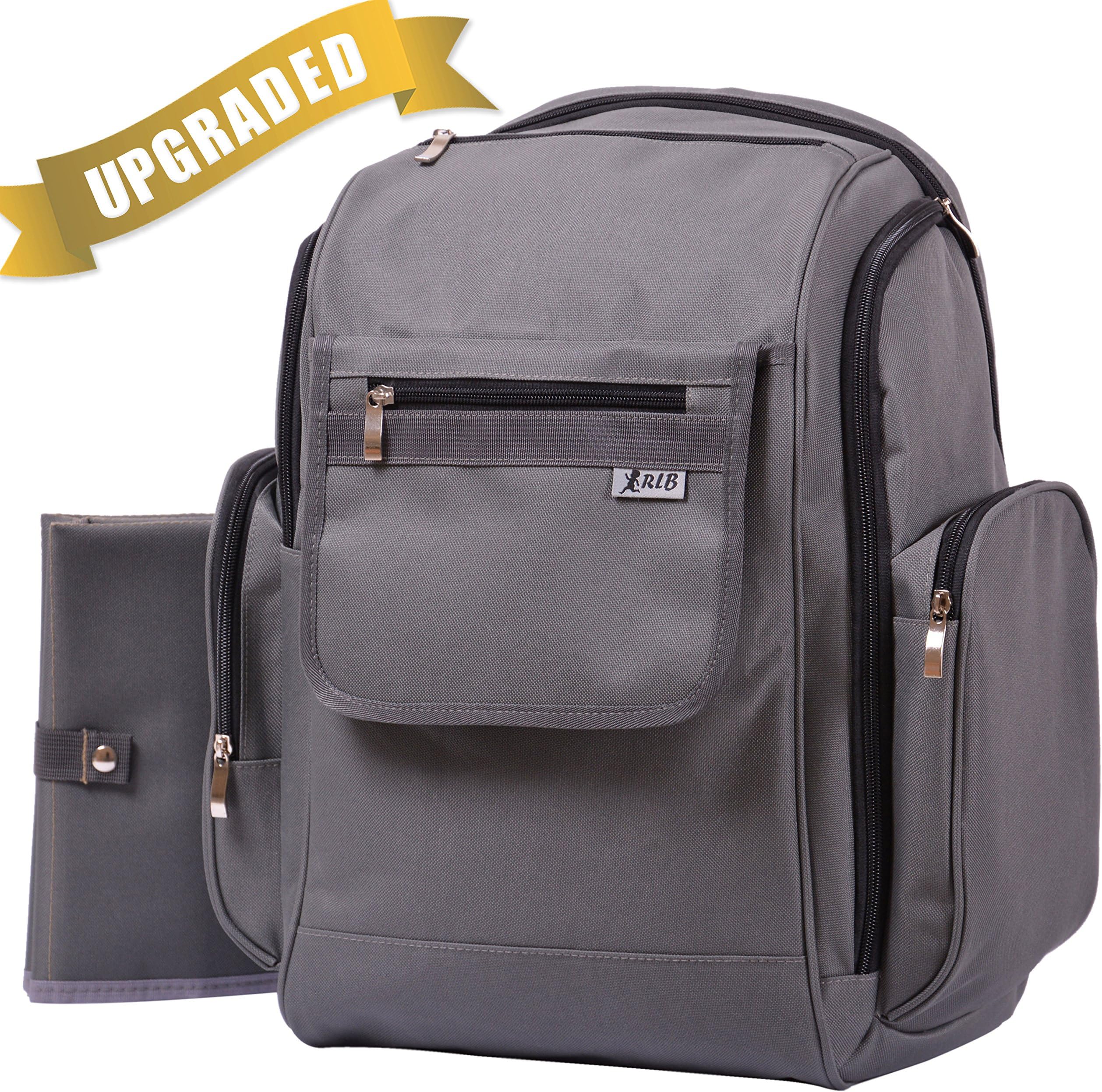 XL Multi-Purpose Travel Diaper Backpack with Changing Pad