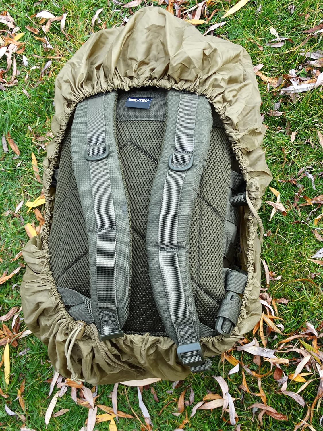 Mil-Tec Rucksack Waterproof Rainproof Cover Coyote Colour Backpack Cover 130 Liters Hiking Travel Camping