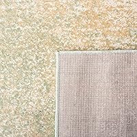 Vista 4 de SAFAVIEH Adirondack Collection Area Rug - 9' x 12', Ivory & Sage, Modern Abstract Design, Non-Shedding & Easy Care, Ideal for High Traffic Areas in