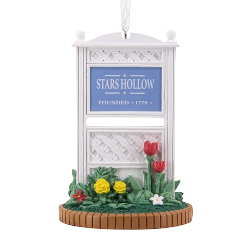 Hallmark Gilmore Girls Stars Hollow Sign Christmas Ornament, TV Show Gifts