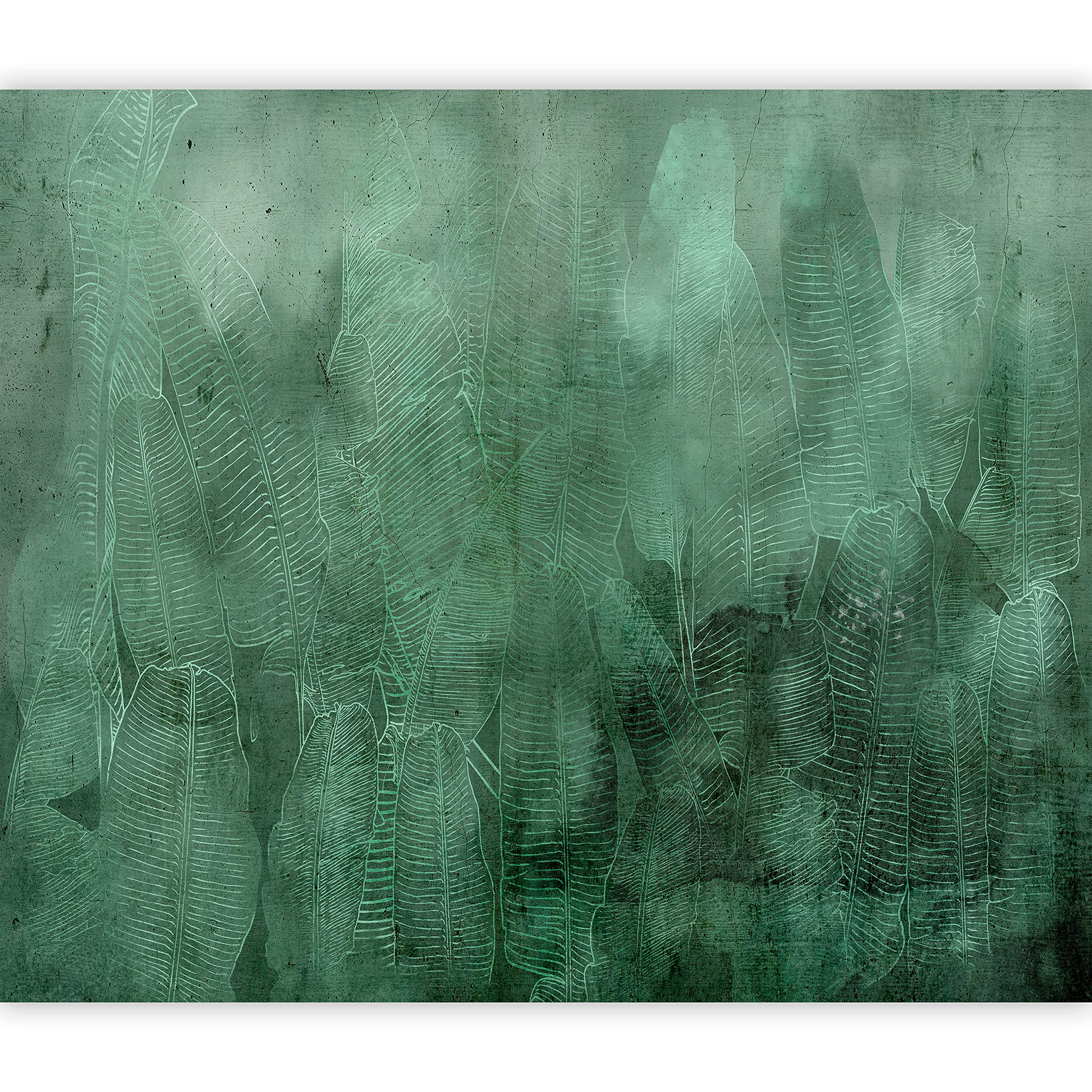 artgeistWall Mural Leaves 173x124 in - Peel and Stick Self-Adhesive Wallpaper Removable Large Sticker Foil Wall Decor Print Picture Image Design Nature Botanical Jungle Banana Plant b-A-0834-a-a