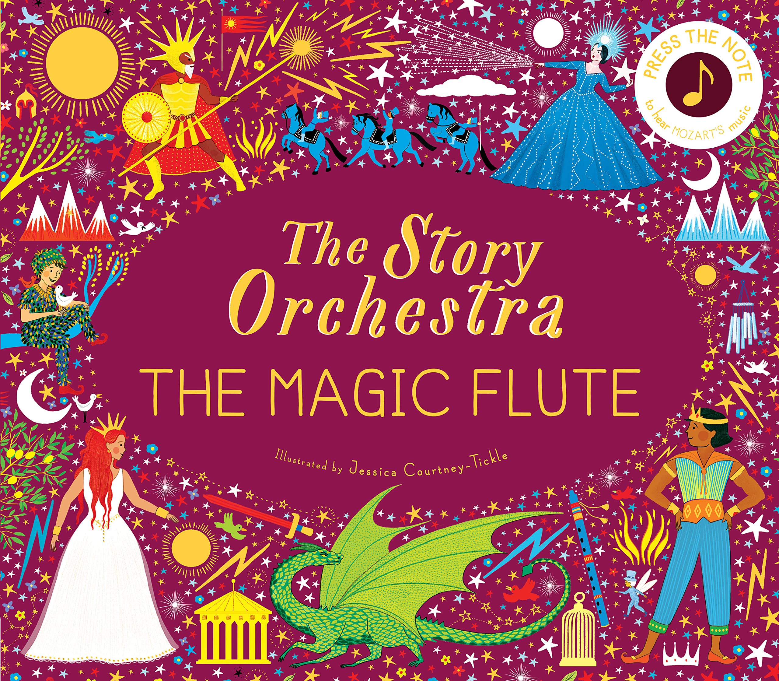 The Story Orchestra: The Magic Flute: Press the note to hear Mozart's music (Volume 6) Hardcover – Sound Book, 30 November 2021
