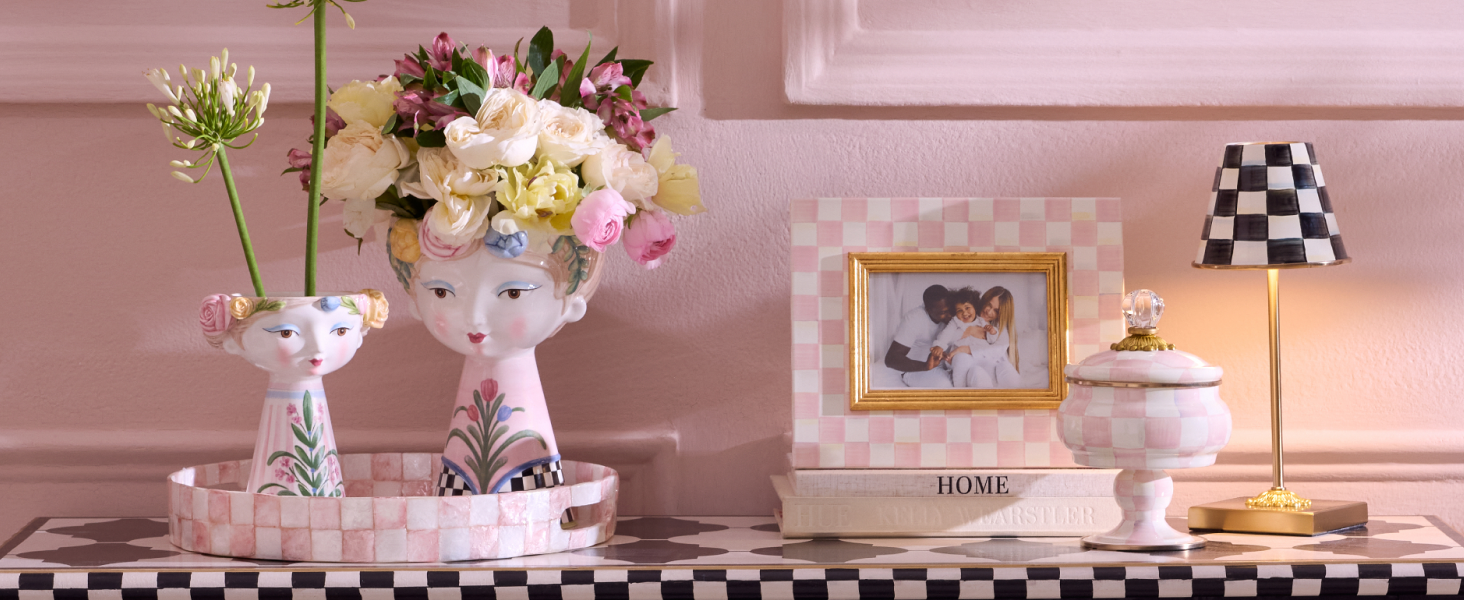 Amazon.com: MACKENZIE-CHILDS Wallflower, Hanging Floral Wall Decor