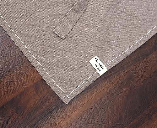 Miniatura 4 de Amour Infini - Delantal estampado, 100% algodón, diseño familiar de 27.5 x 33 pulgadas