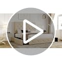 Allewie Upholstered Full Size Platform Bed Frame with 4 Storage Drawers and Headboard, Square Stitched Button Tufted, Mattress Foundation with Wooden Slats Support, No Box Spring Needed, Beige