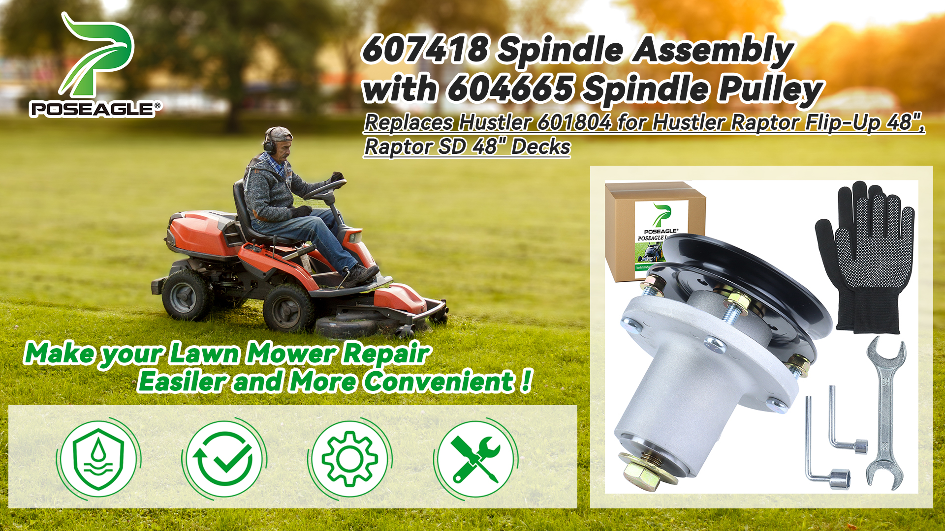 Kit Mandrino 3 Pezzi 601804 Compatibile Con Parti Di - Foto 8