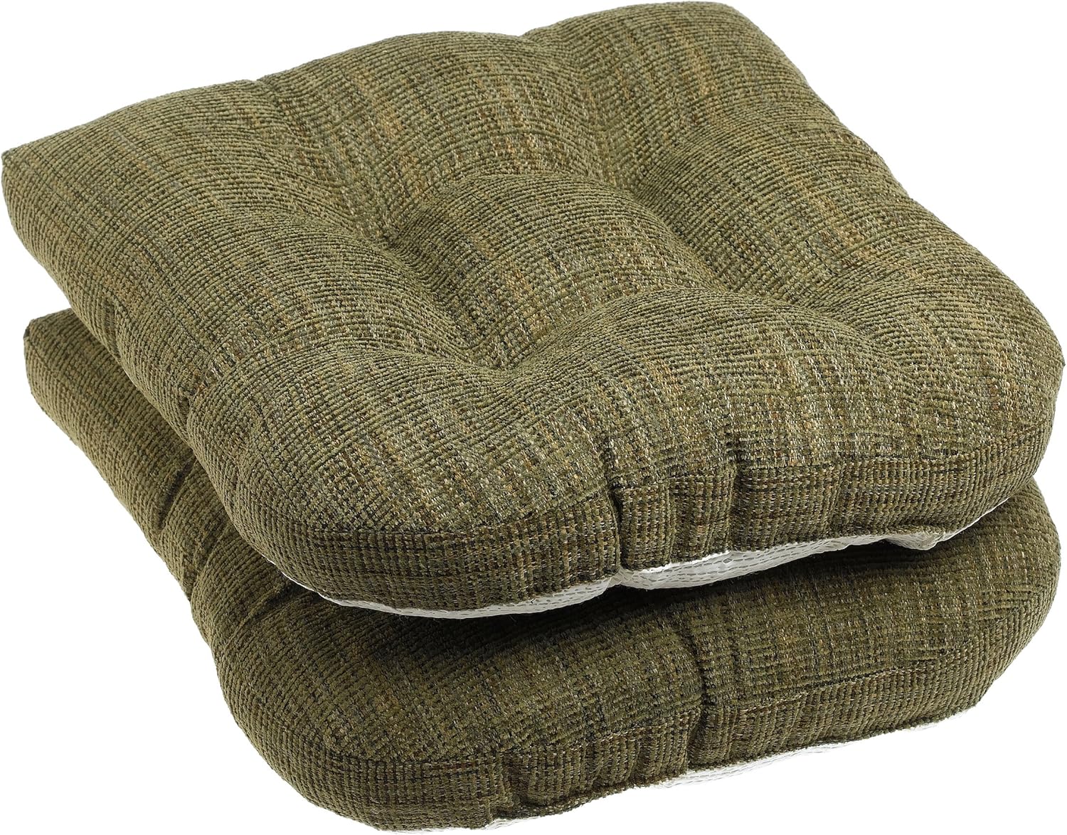 Klear Vu Alcove Forest Chenille Gripper Chair Pads with