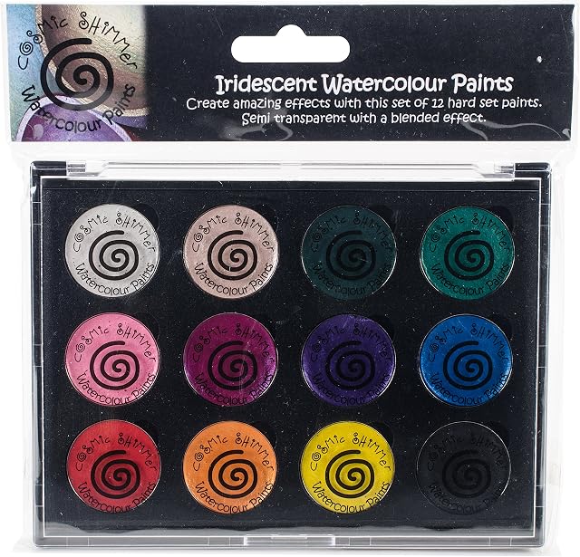 Cosmic Shimmer Iridescent Watercolour Palette - Set 2 - Carnival Brights