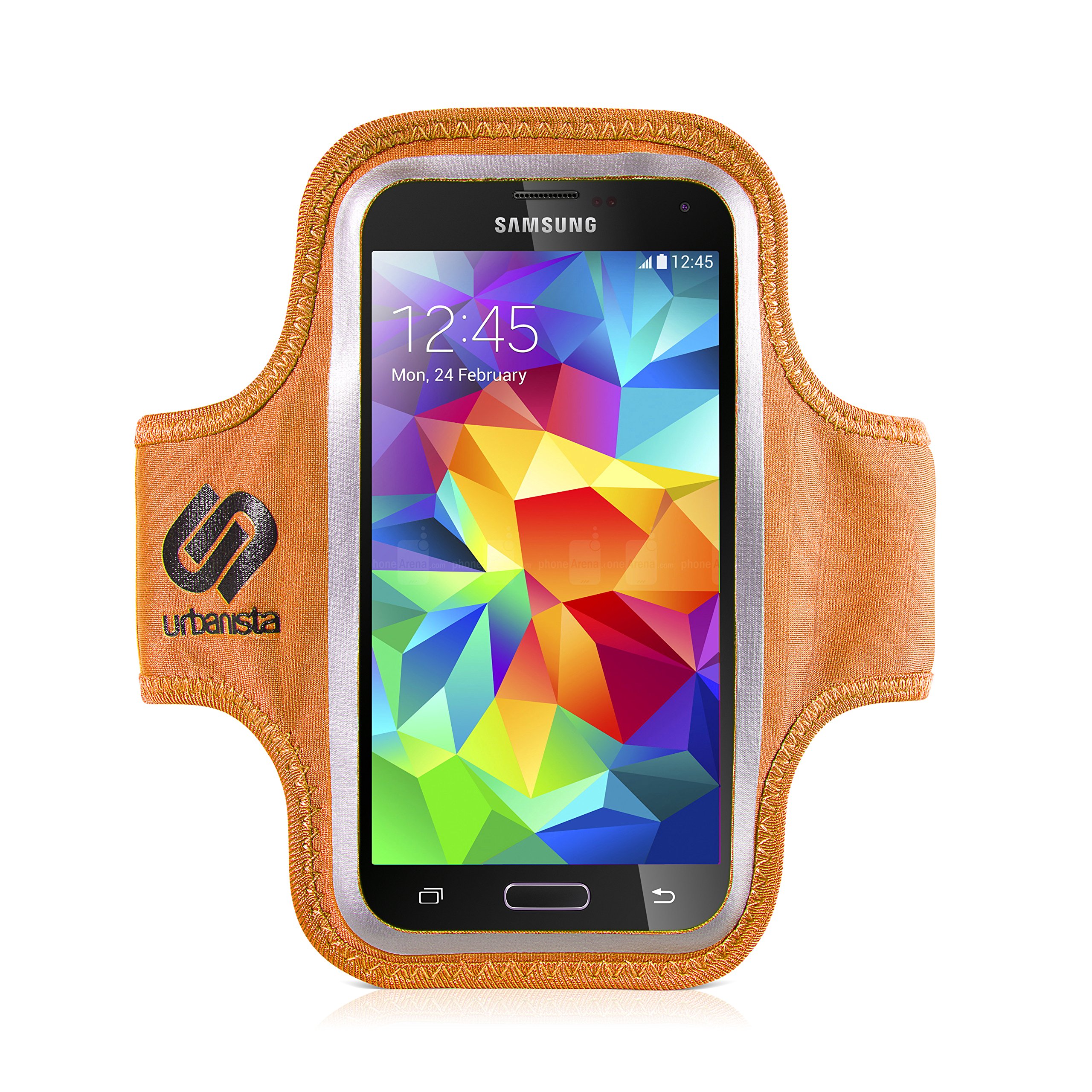 Urbanista Oscuro Payaso Sao Paulo Brazalete Deportivo, Compatible Con Universel Jack 3,5, Color Naranja