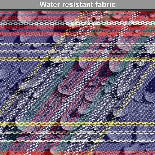 Vista 241 de Ambesonne - Tela multicolor impresa digital por The Yard