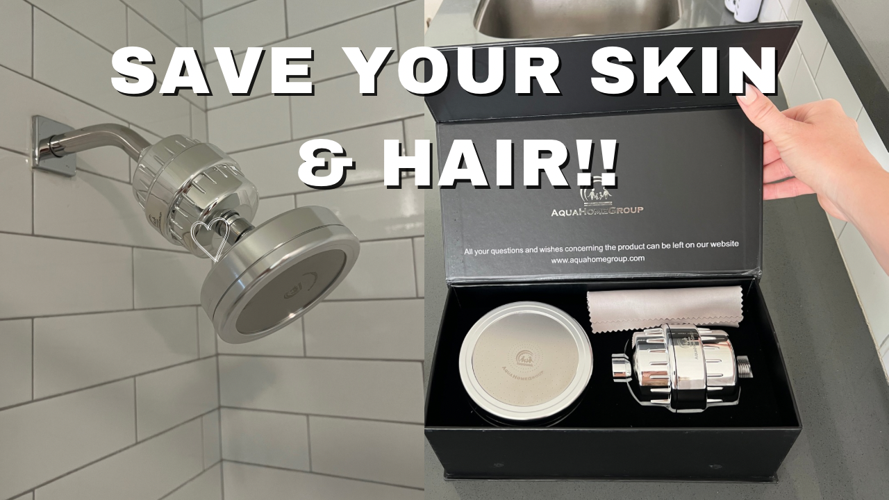 Review - AquaHomeGroup Luxury Filtered Shower Head Set 20 3 Stage Shower Filter on Amazon Live