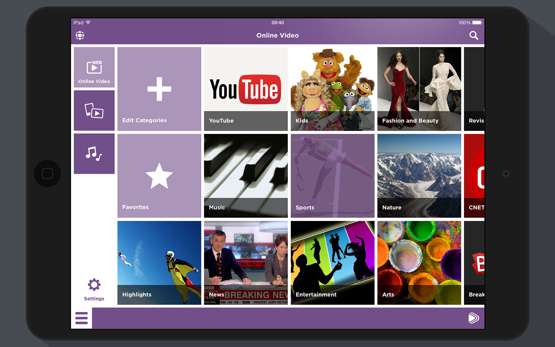 Media Center for Sony TV App on the Amazon Appstore