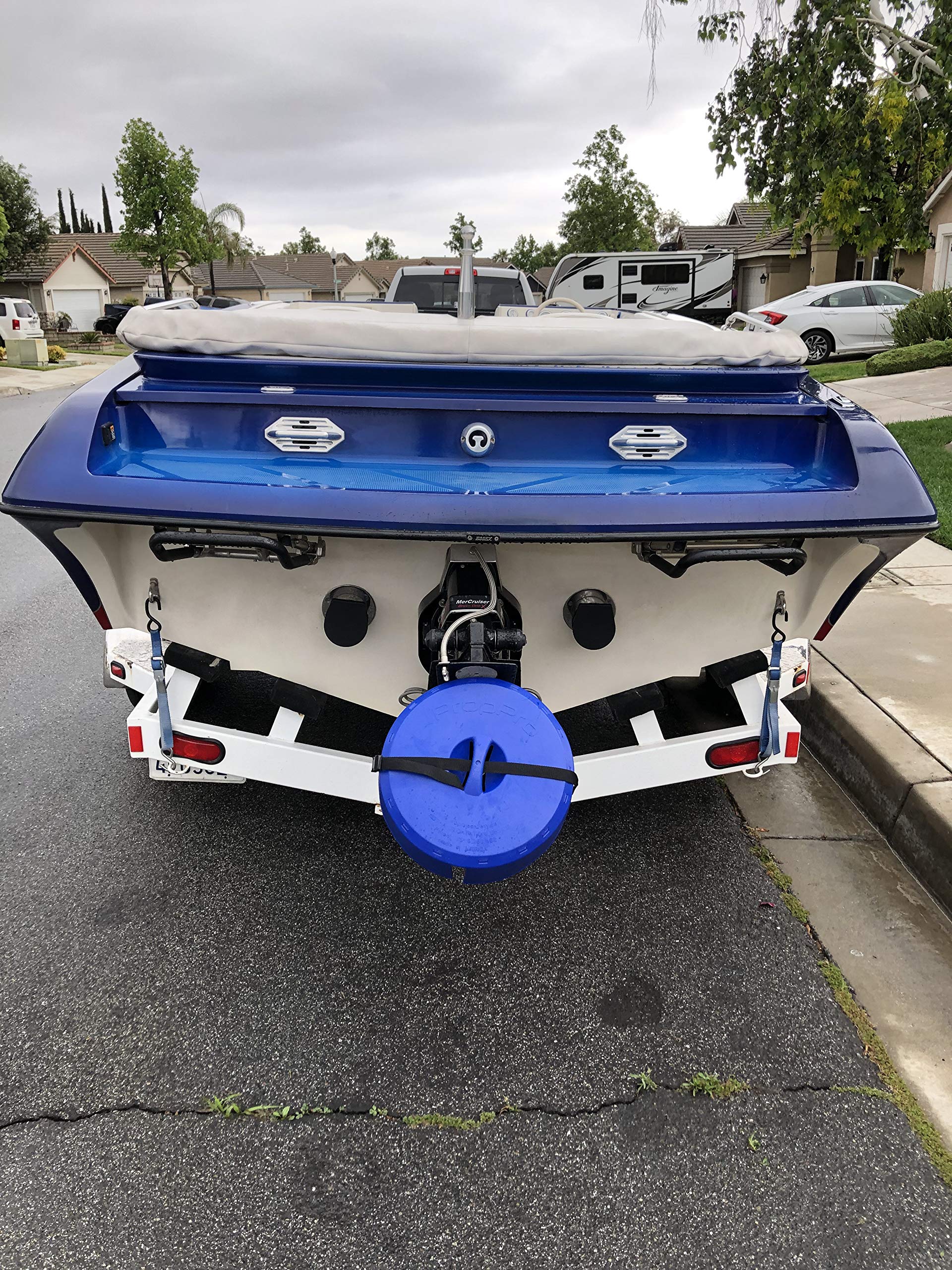 Propellerhaube 67x65cm Orange - UV-beständige Abdeckung Für Boote